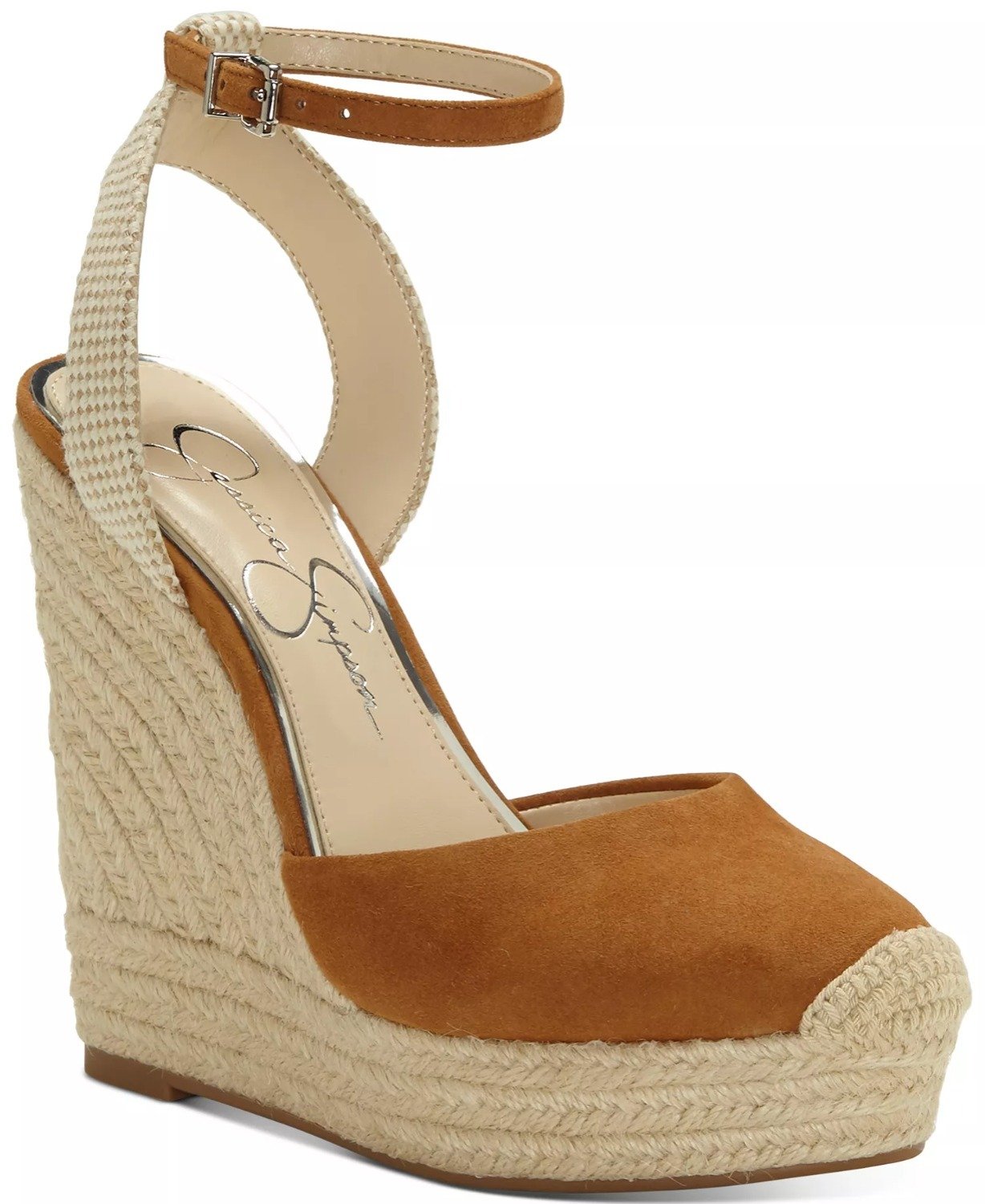 New Jessica Simpson Zestah Wedge Sandals in Artisan Brown Size 10