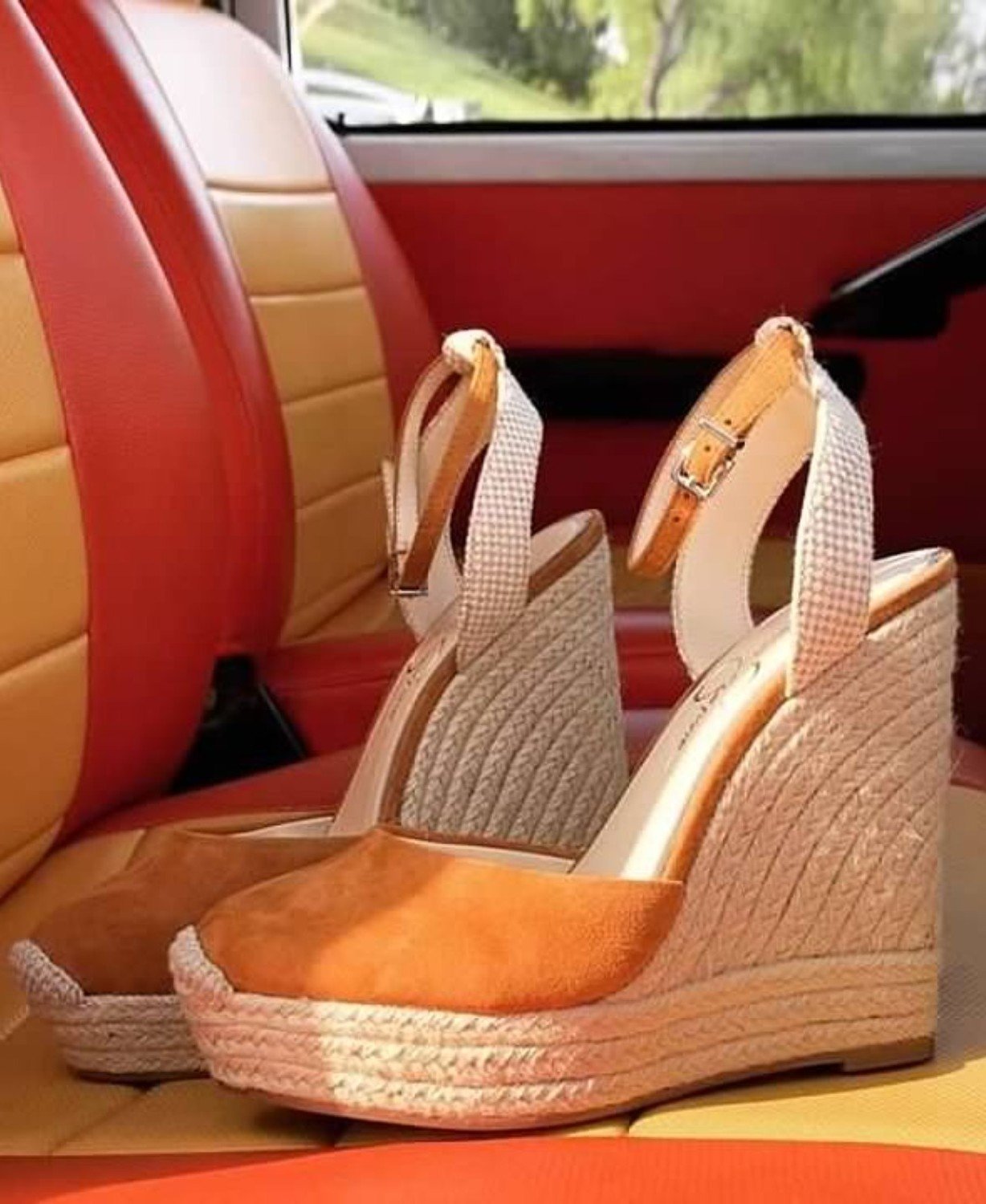 New Jessica Simpson Zestah Wedge Sandals in Artisan Brown Size 10 - Image 4