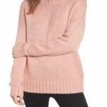 NWT French Connection Snuggle Pullover Sweater in Blush Size Small
