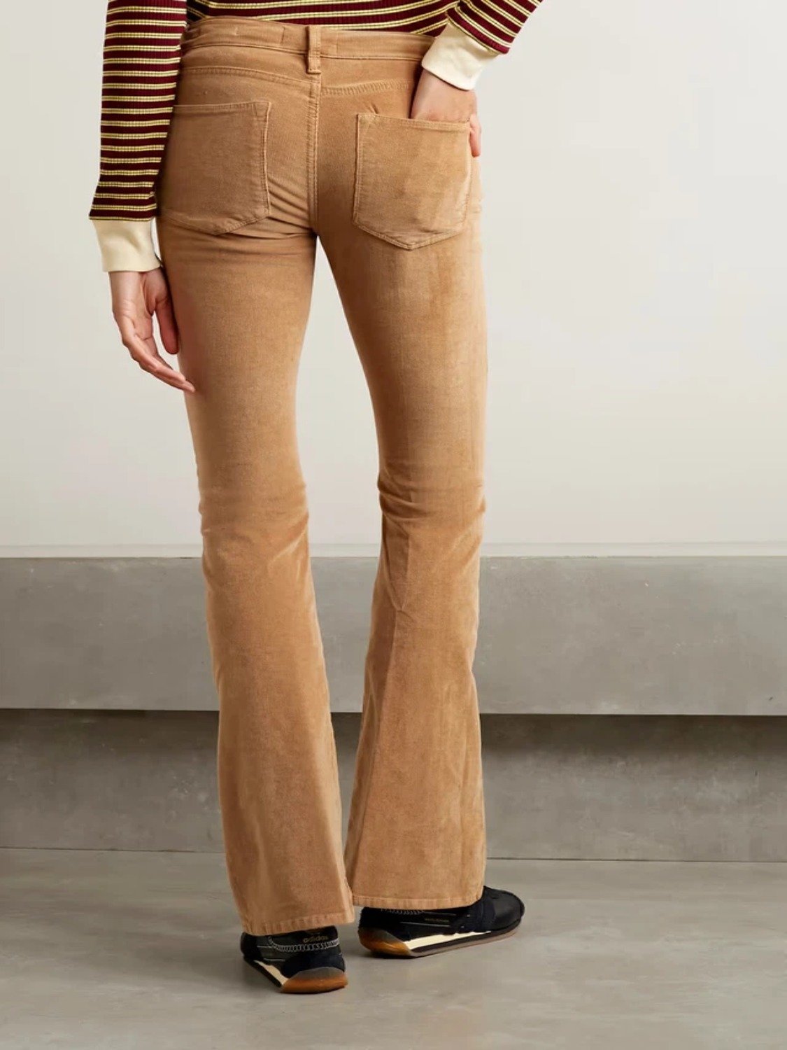 NWT Frame Le High Corduroy Flared Pants in Latte Size 10/30 - Image 2